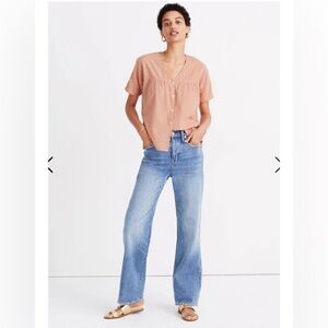 Madewell | Rhyme Button-Front Top in Clipdot | L